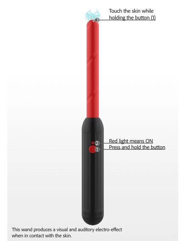 Prick Stick Electro Shock Wand Black