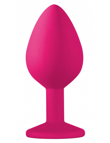 Plug-Anal Plug Emotions Cutie Medium Pink dark black crystal