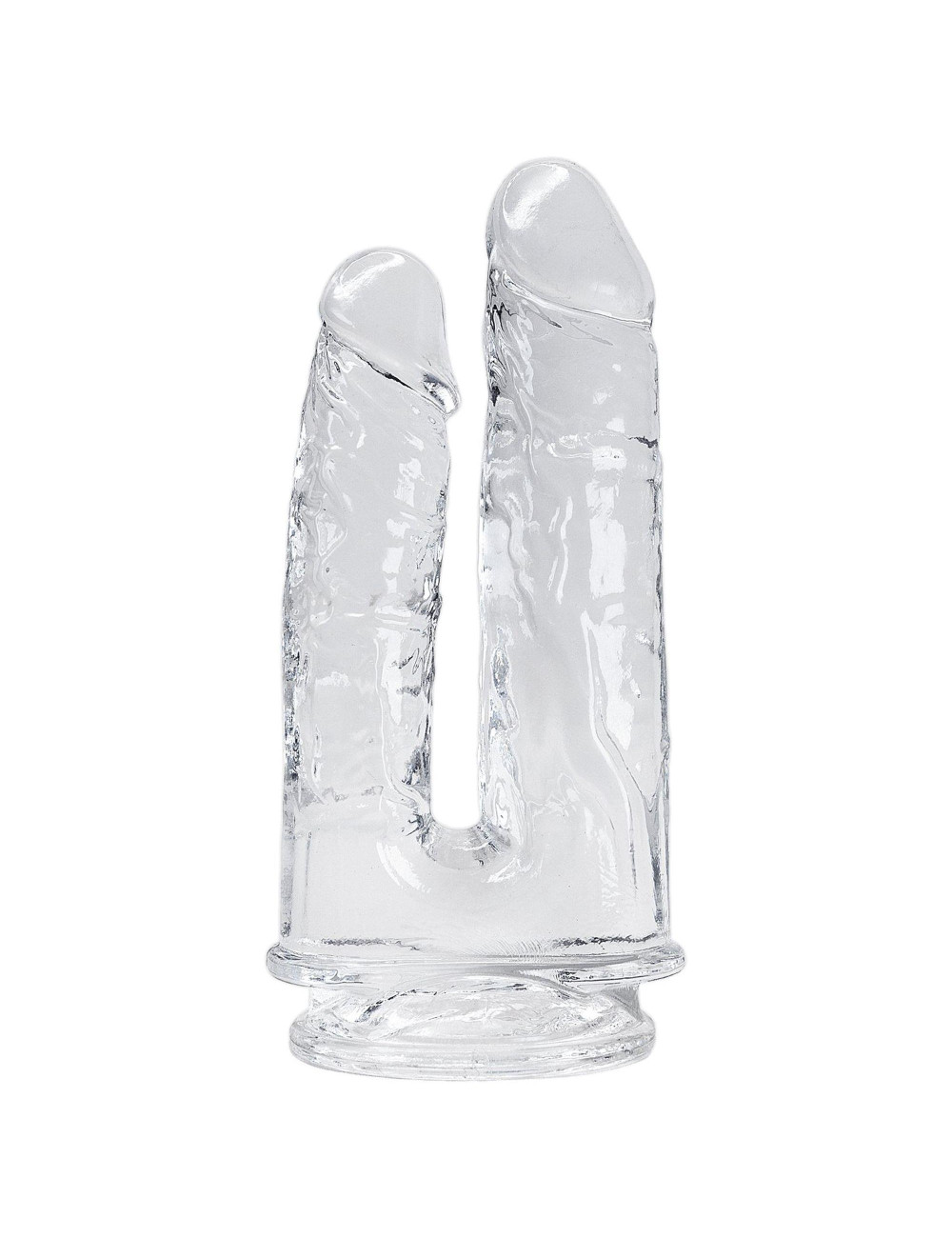 Dildo Podwójne Jelly Imperium SZ01 - Przyssawka, Realistyczny Kształt, Wodoodporny