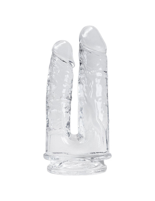 Dildo Podwójne Jelly Imperium SZ01 - Przyssawka, Realistyczny Kształt, Wodoodporny