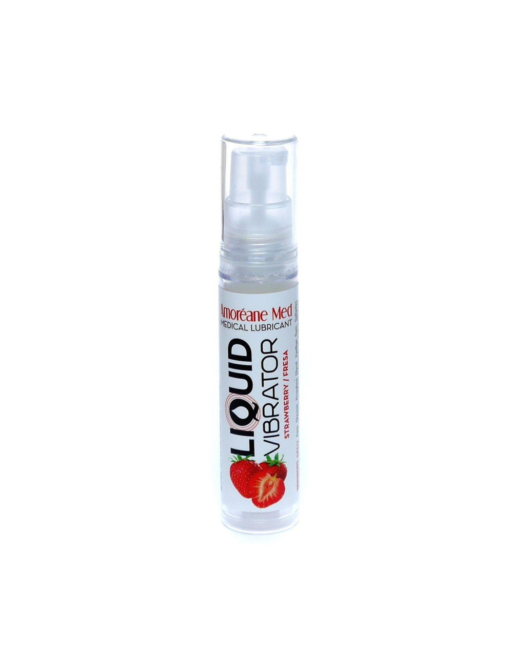 Amoreane Liquid Vibrator Strawberry 10 ml – Truskawkowy żel