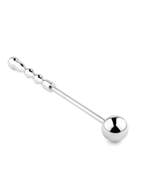 B-Series HeavyFun Metalowy Korek Analny No.2 z Długim Uchwytem