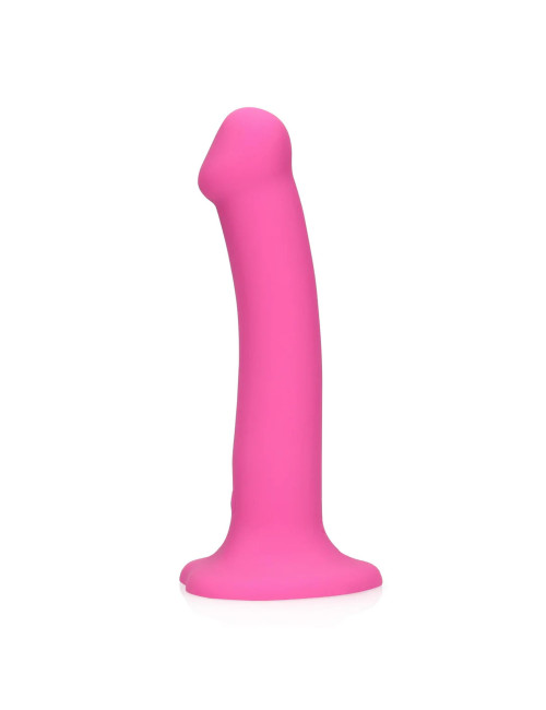 Loveline Non-Phallic Wibracyjne Dildo Medium (Różowe)