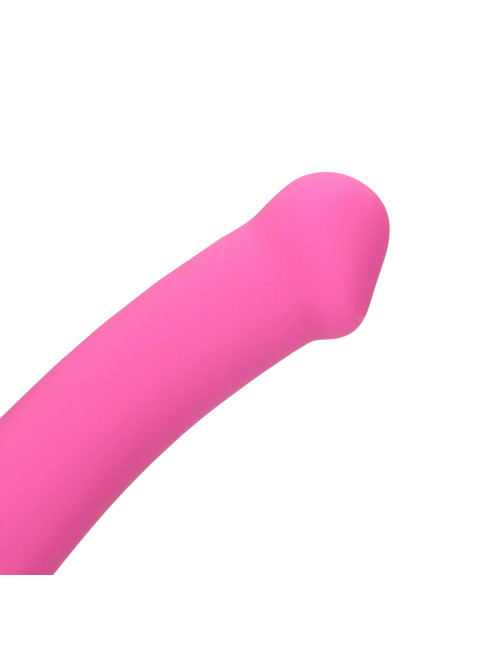 Loveline Non-Phallic Wibracyjne Dildo Medium (Różowe)