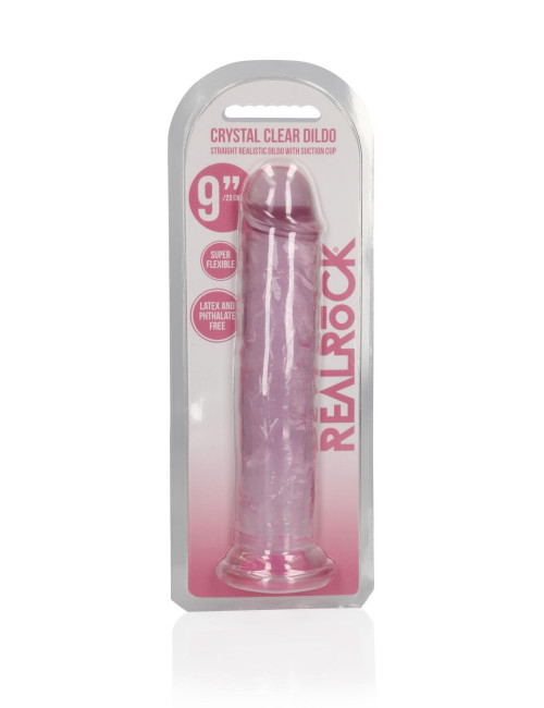 Straight Realistic Dildo with Suction Cup - 9'' / 23