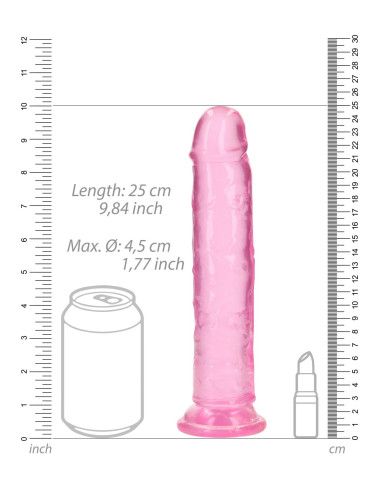 Straight Realistic Dildo with Suction Cup - 9'' / 23