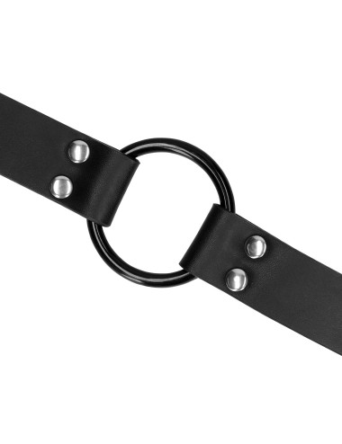 O-Ring Gag with Nipple Clamps