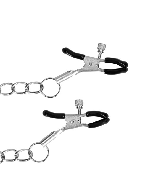 Knebel z O-Ringiem i Klamrami na Sutki - Zabawki BDSM