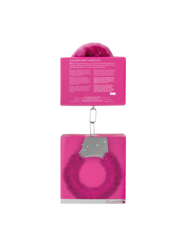 Pleasure Handcuffs Furry Pink