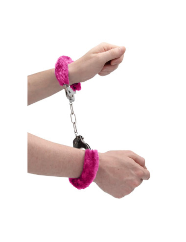Pleasure Handcuffs Furry Pink