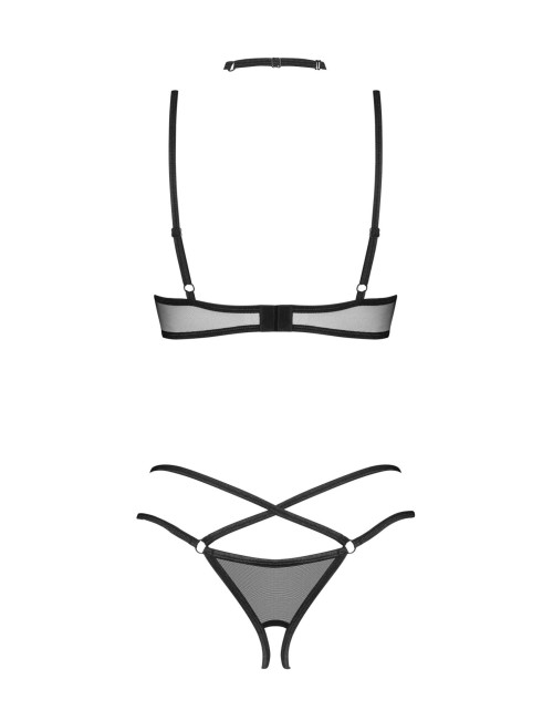 Obsessive Donarella Otwarty Komplet 3-częściowy (XS/S)