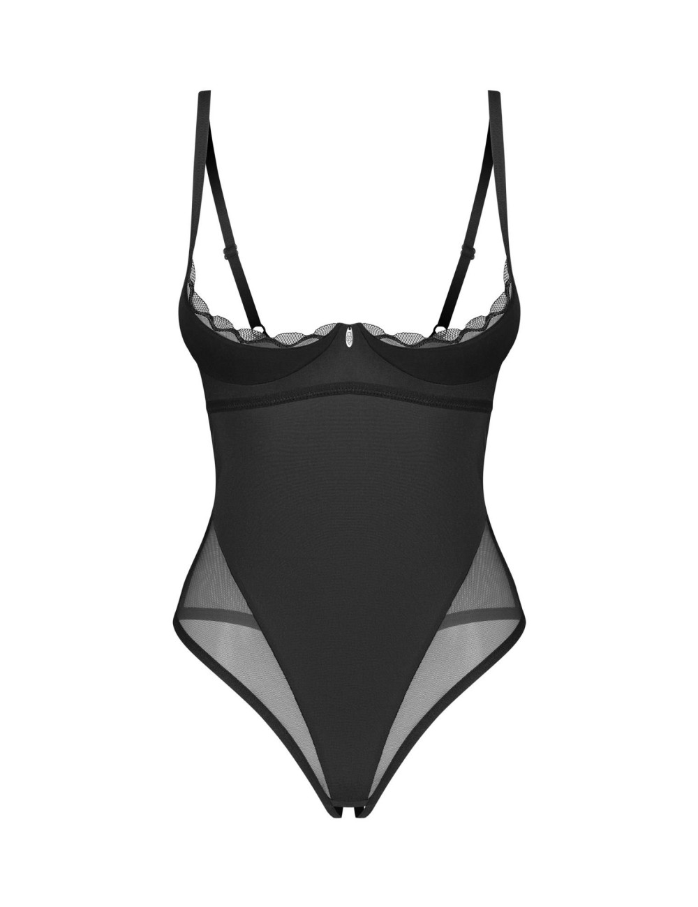 Otwarte body z fiszbinami Obsessive Stelisa L/XL