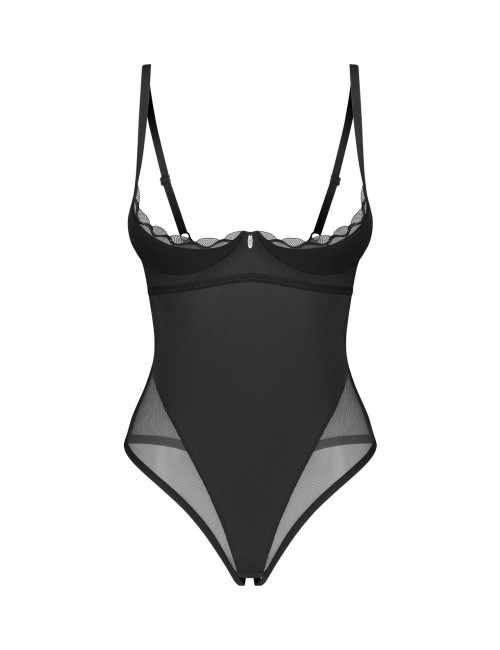 Otwarte body z fiszbinami Obsessive Stelisa L/XL