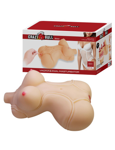Crazy Bull Diana Vagina & Anal Masturbator