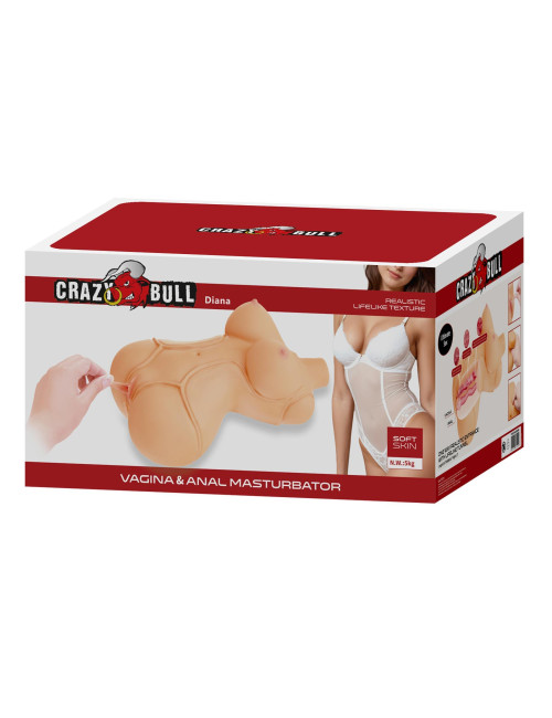 Masturbator Vagina i Anal Crazy Bull Diana