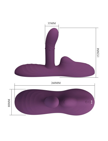 Pretty Love Luka Heating Sit-Down Pad Vibrator