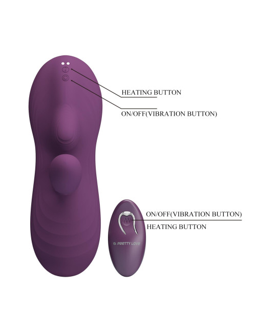 Pretty Love Luka Heating Sit-Down Pad Vibrator