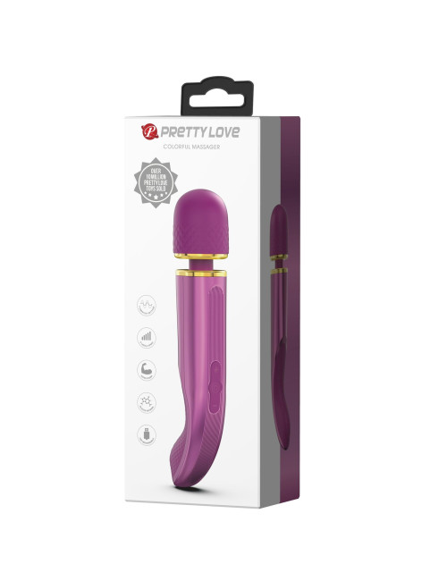 Pretty Love Colorful Massager - Kolorowy masażer z 7 wibracjami