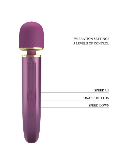 Pretty Love Colorful Massager - Kolorowy masażer z 7 wibracjami