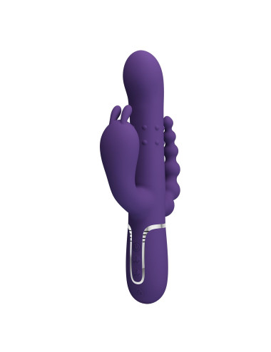 PRETTY LOVE - Cammy Dark Purple, Twinkled Tenderness, 7 thumping functions 7 vibration functions 4 rolling functions