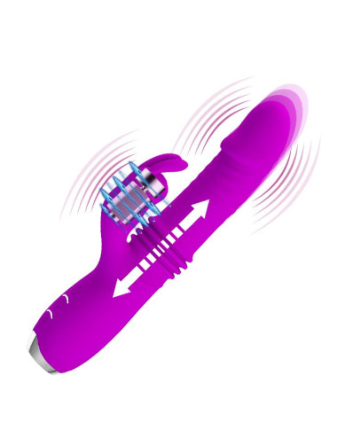 Pretty Love Dorothy - Wibrator z funkcją rotacji i posuwu USB
