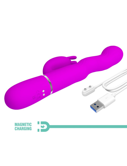 Pretty Love Laursen Purple Waving & Vibrating Rabbit Vibrator