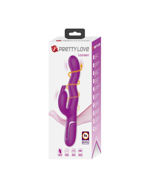 Pretty Love Laursen Purple Waving & Vibrating Rabbit Vibrator