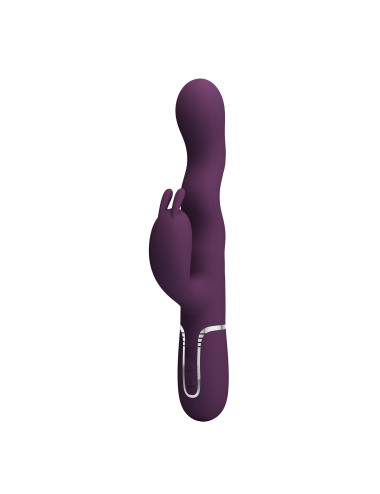 Pretty Love Laursen Dark Purple Waving & Vibrating Rabbit Vibrator