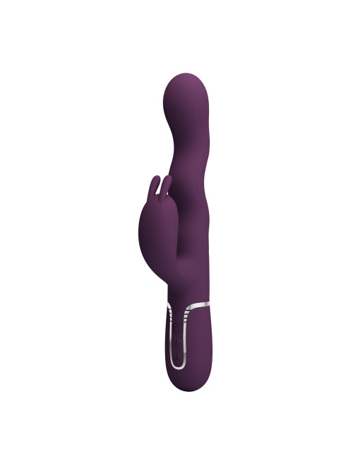 Pretty Love Laursen Dark Purple Waving & Vibrating Rabbit Vibrator