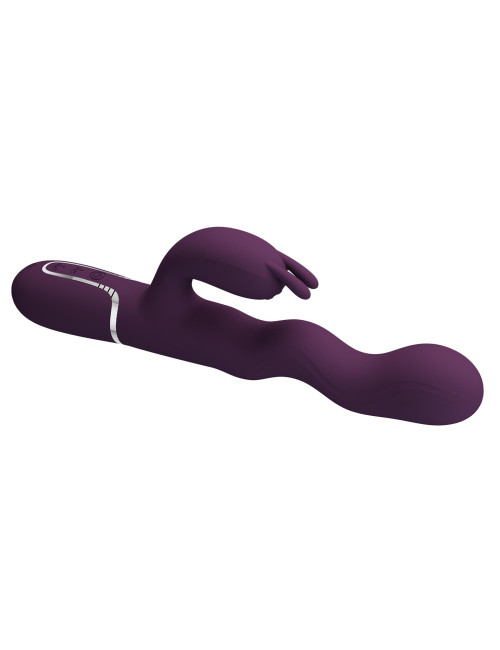 Pretty Love Laursen Dark Purple Waving & Vibrating Rabbit Vibrator