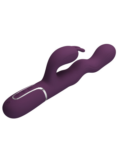Pretty Love Laursen Dark Purple Waving & Vibrating Rabbit Vibrator