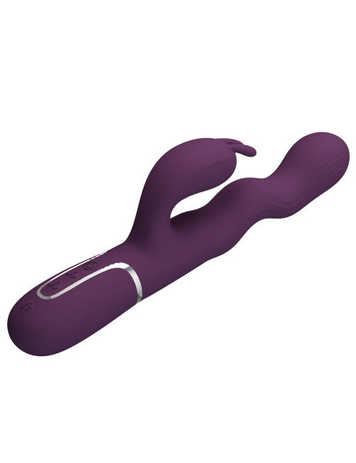 Pretty Love Laursen Dark Purple Waving & Vibrating Rabbit Vibrator