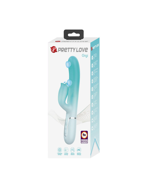 PRETTY LOVE - Gigi,7 thumping functions 7 licking modes, Silicone