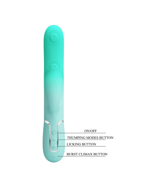 PRETTY LOVE - Gigi,7 thumping functions 7 licking modes, Silicone
