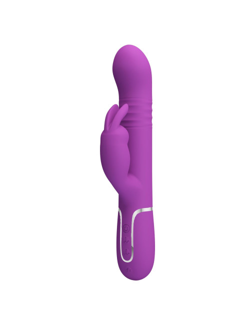 PRETTY LOVE - Coale Purple, 7 vibration functions 4 rotation functions 4 thrusting settings