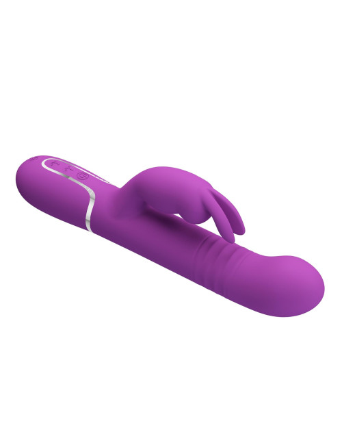PRETTY LOVE - Coale Purple, 7 vibration functions 4 rotation functions 4 thrusting settings