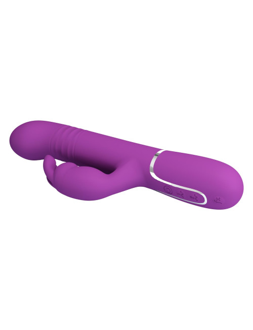 PRETTY LOVE - Coale Purple, 7 vibration functions 4 rotation functions 4 thrusting settings