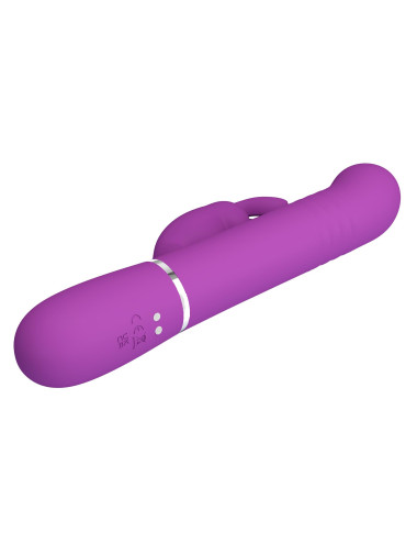 PRETTY LOVE - Coale Purple, 7 vibration functions 4 rotation functions 4 thrusting settings