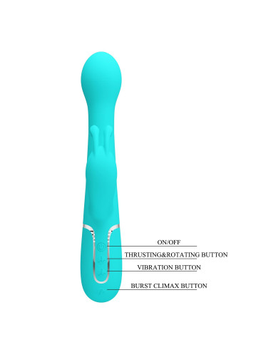 PRETTY LOVE - Dejon Twinkled Tenderness, 7 vibration functions 4 thrusting settings 4 rotation functions