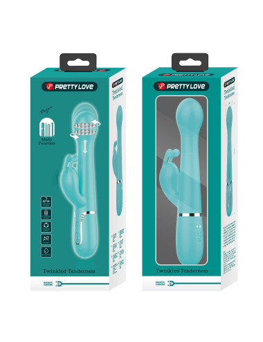 PRETTY LOVE - Dejon Twinkled Tenderness, 7 vibration functions 4 thrusting settings 4 rotation functions