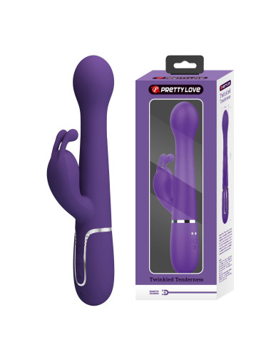 PRETTY LOVE - Dejon dark Purple, 7 vibration functions 4 thrusting settings 4 rotation functions