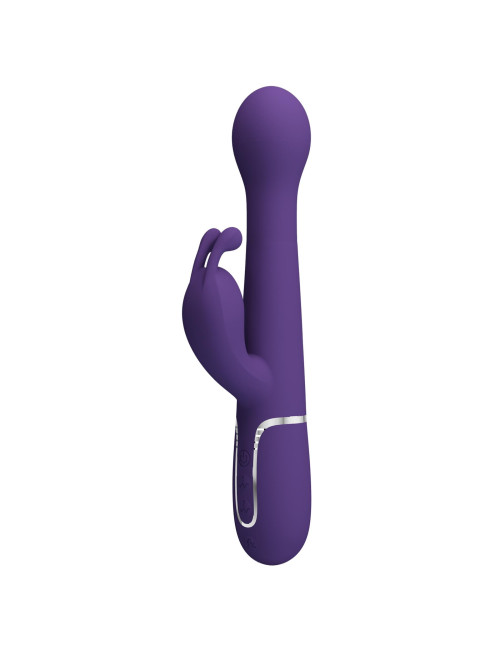 PRETTY LOVE - Dejon dark Purple, 7 vibration functions 4 thrusting settings 4 rotation functions