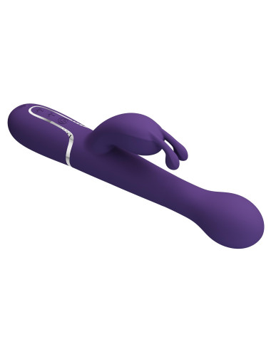 PRETTY LOVE - Dejon dark Purple, 7 vibration functions 4 thrusting settings 4 rotation functions