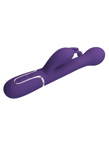 PRETTY LOVE - Dejon dark Purple, 7 vibration functions 4 thrusting settings 4 rotation functions