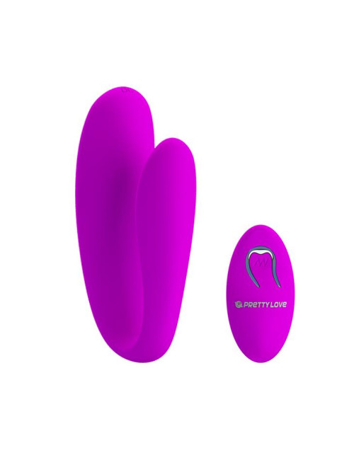 PRETTY LOVE LETITIA USB – Wibrator silikonowy, 10 funkcji, pilot, wodoodporny, stymulator