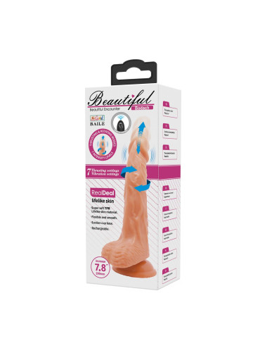 BAILE - Bodach 7,8'', 7 vibration functions 7 rotation functions Thrusting Wireless remote control Suction base