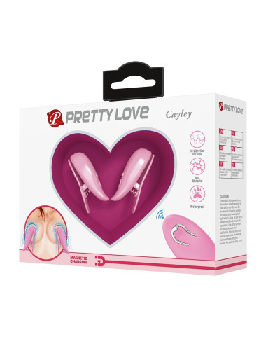 PRETTY LOVE - CAYLEY, WATERPROOF, ABS, 10 VIBRATIONS, REMOTE CONTROL