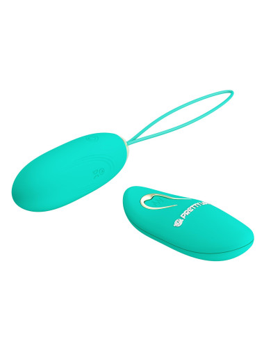 PRETTY LOVE - JENNY Dream chaser 1, Green, Wireless remote control 12 vibration functions