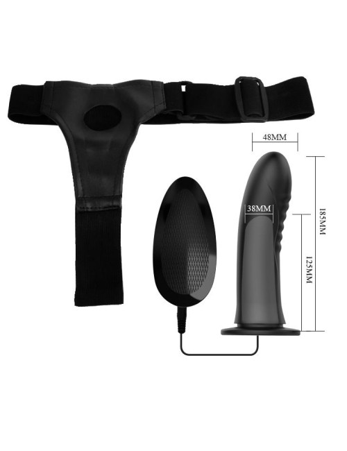 PRETTY LOVE Strap-on MYRON 7,2V - Strapon z wibracją