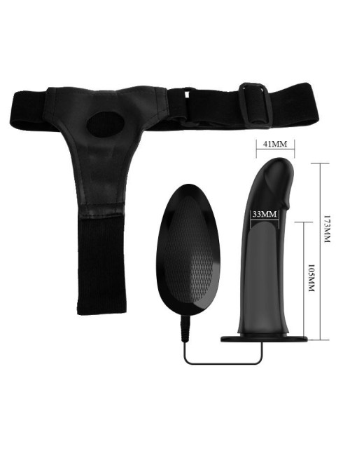 PRETTY LOVE - Vito Vibratin Hollow Strap-on 6,8 Inch